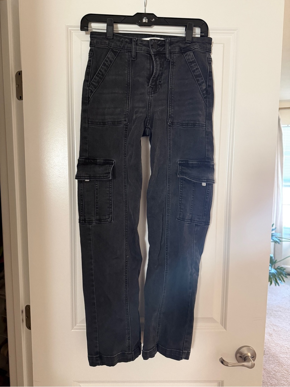 Altar'd State Black Cargo Pants with Utility Pockets